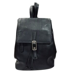 Coach Vintage Legacy Black Leather Mini Backpack Rucksack 9858